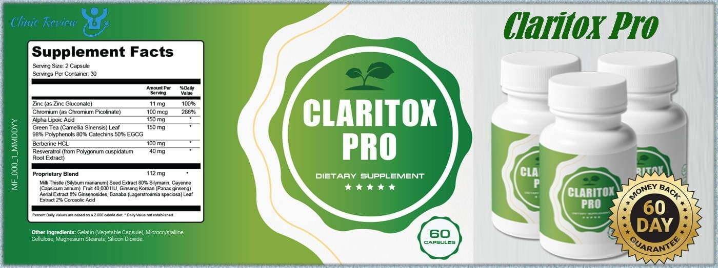 ClaritoxPro Supplement Facts